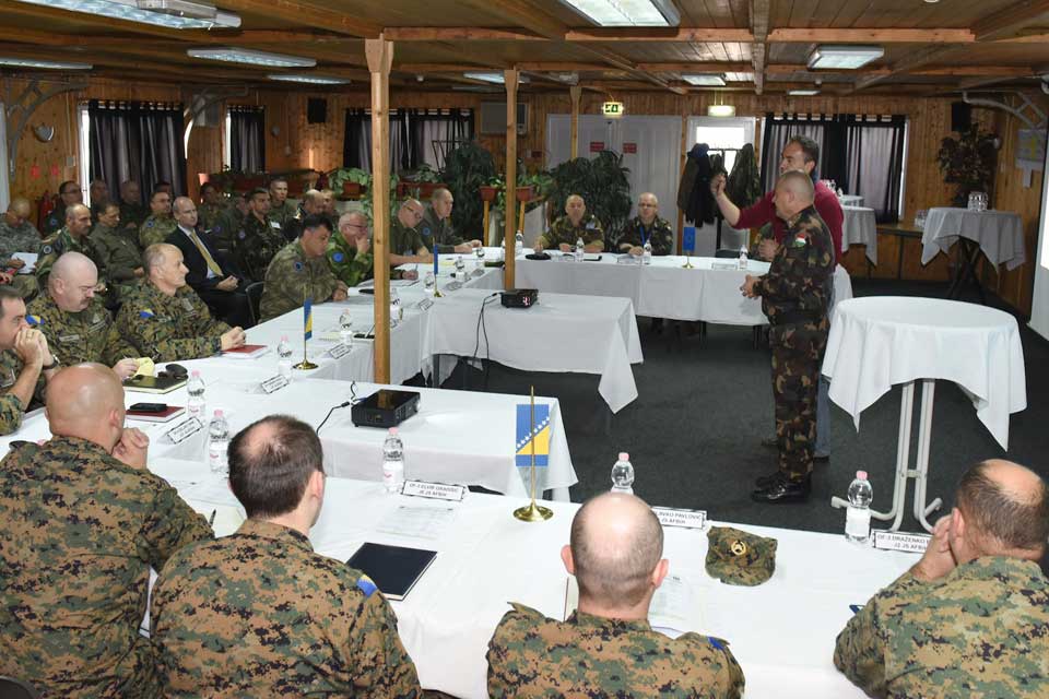 EUFOR provides two major training courses at Camp Butmir