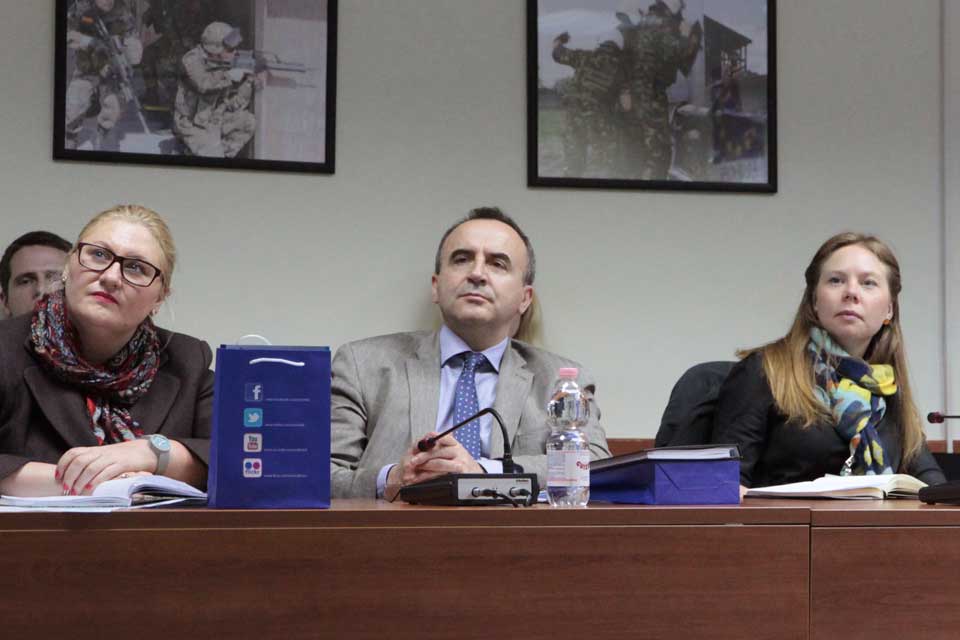 Representatives of the EU Embassies during the information brief on Operation ALTHEA