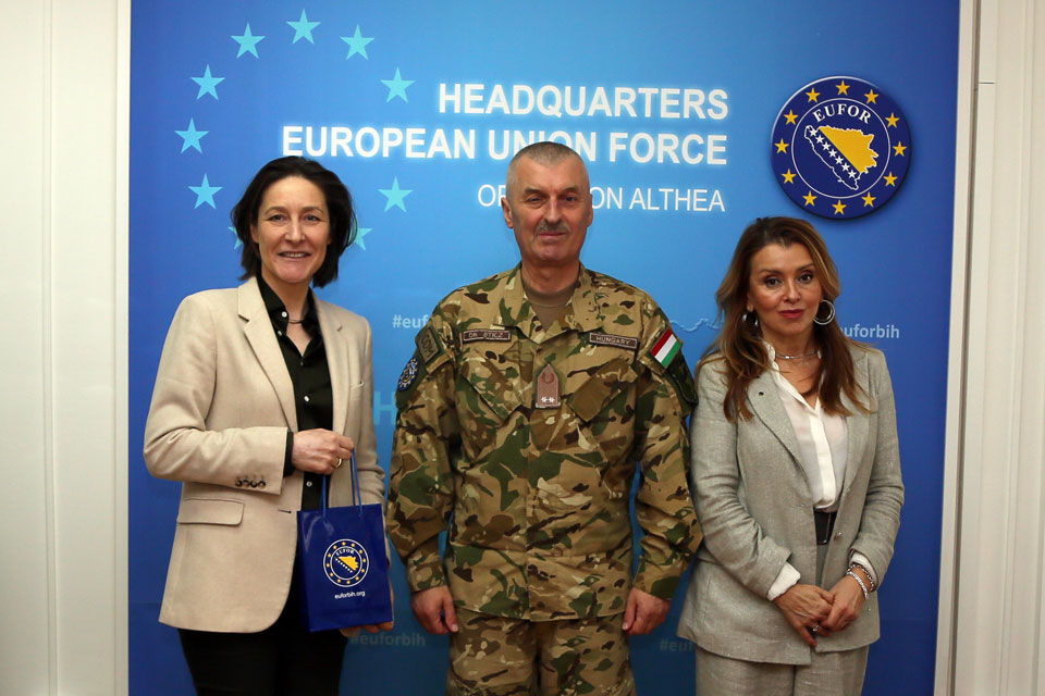 COM EUFOR welcomed Director for Strategic Communication and Foresight of of the EU Diplomatic Service