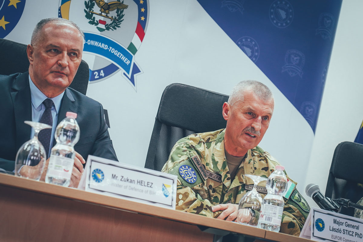 COM EUFOR press conference on the arrival of the Strategic Reserve Force