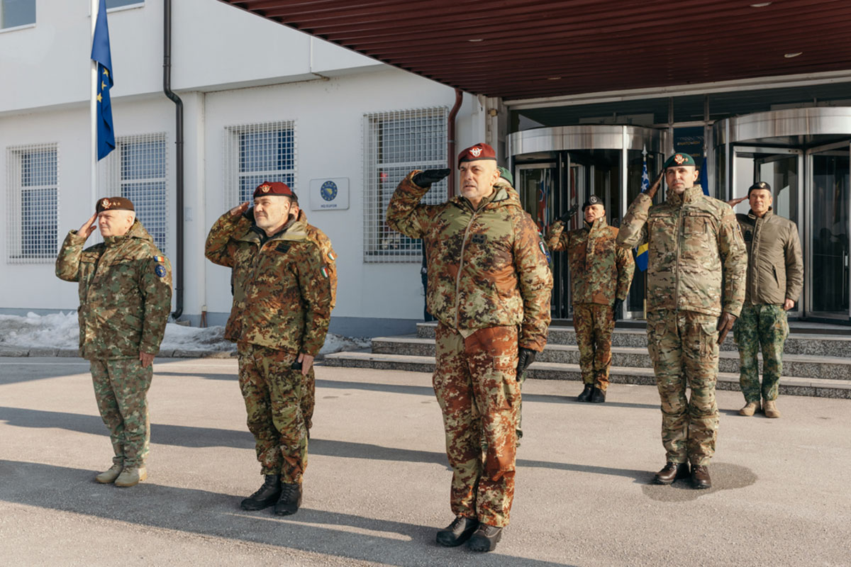 High Level Visit at Camp Butmir