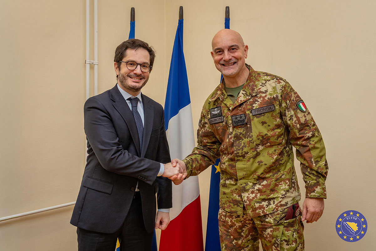 COM EUFOR held a meeting with French Ambassador to Bosnia and Herzegovina