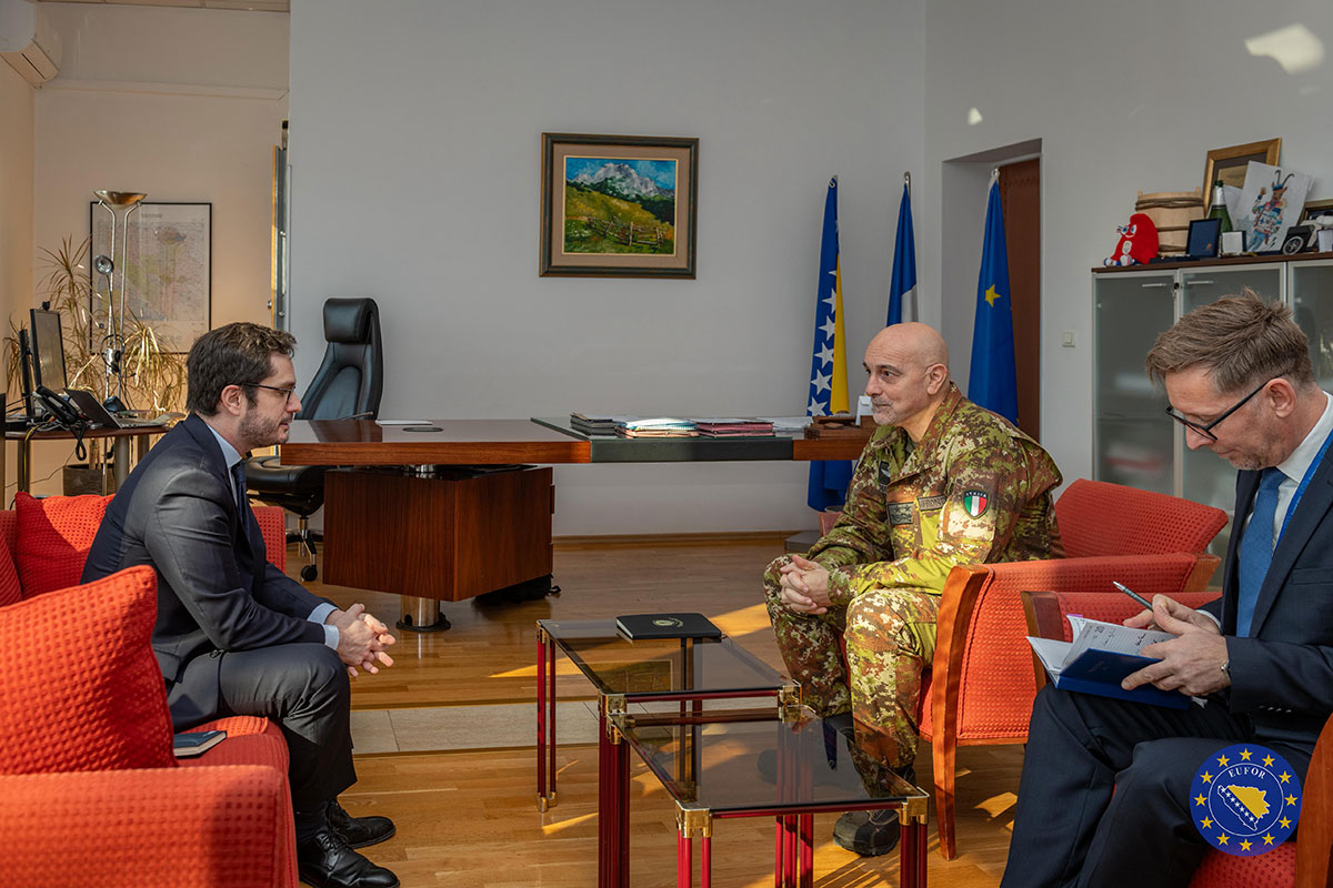 Com EUFOR meeting with French Ambassador to Bosnia and Herzegovina