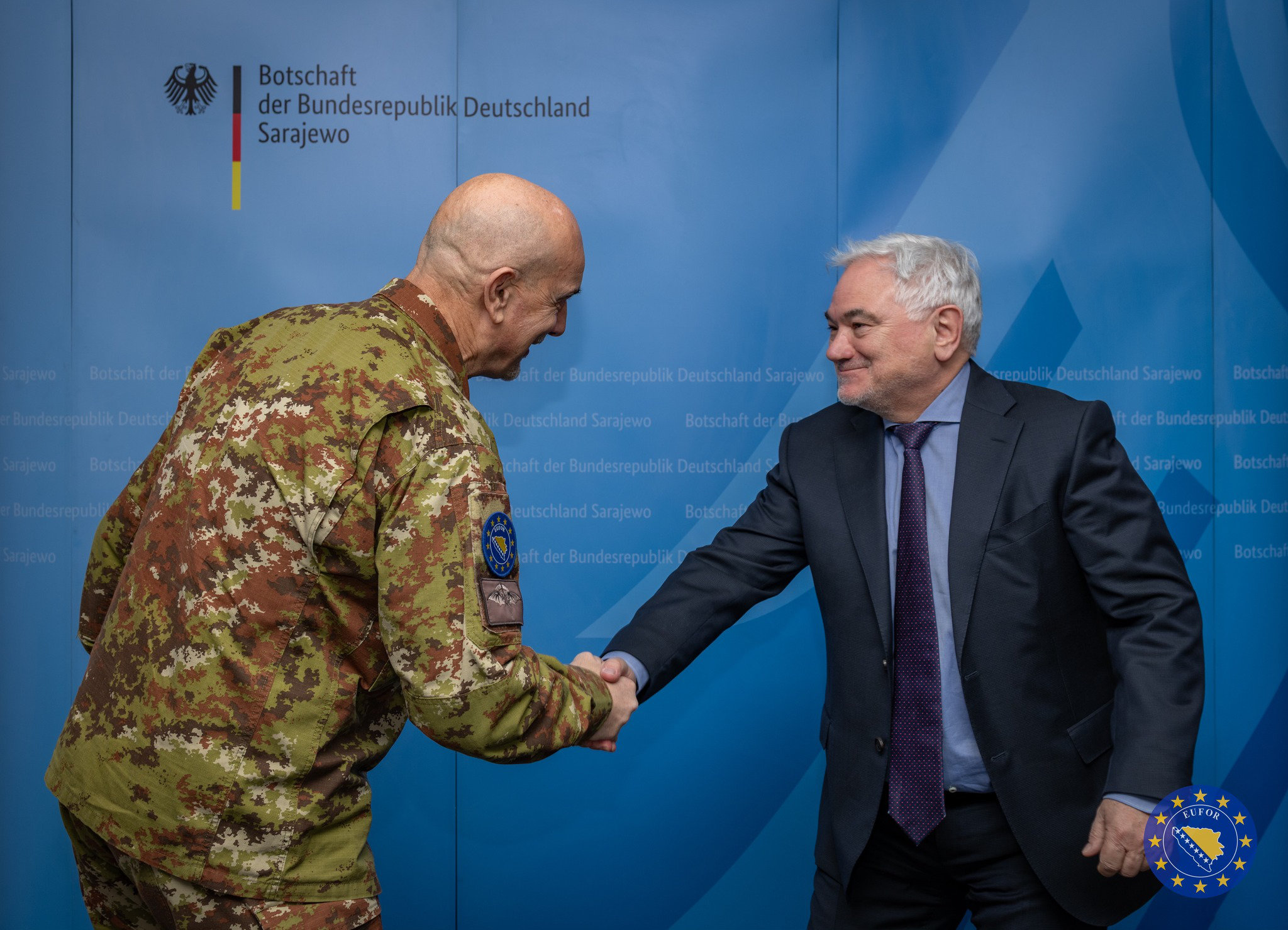 EUFOR Commander meets with German Ambassador to BiH in Sarajevo