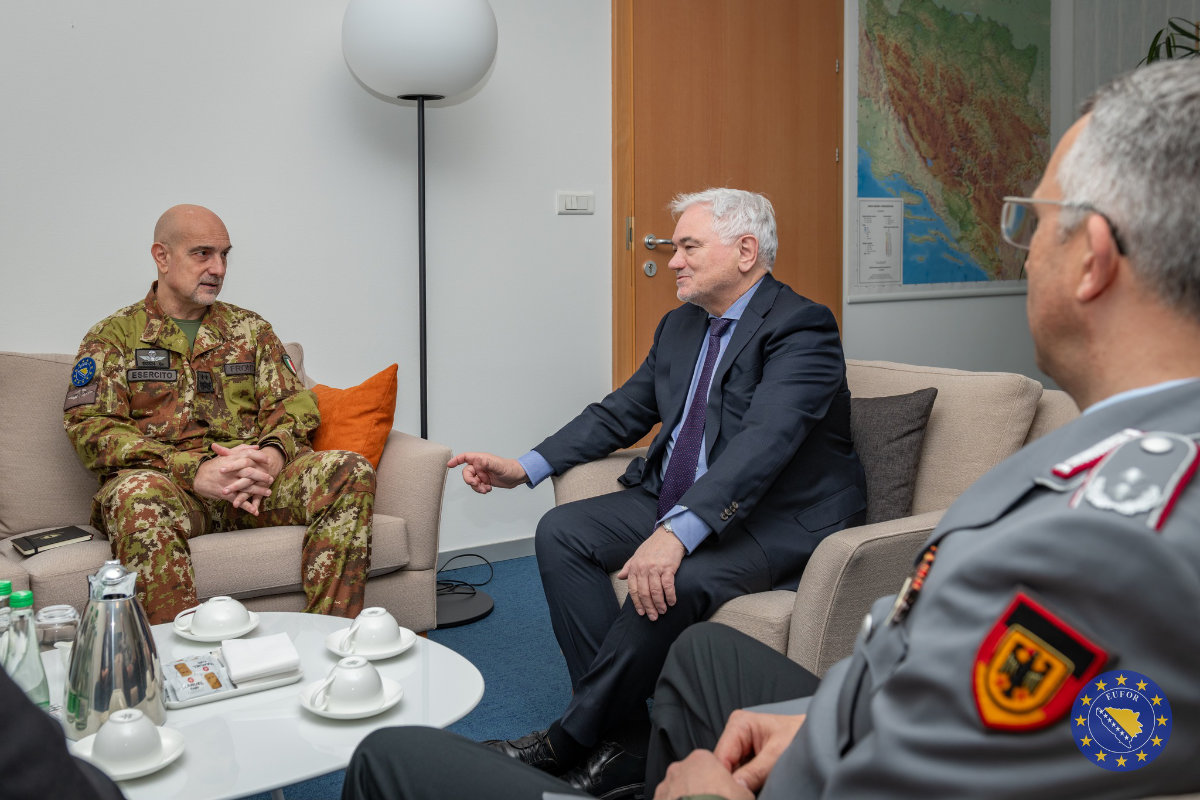 EUFOR Commander meets with German Ambassador to BiH in Sarajevo