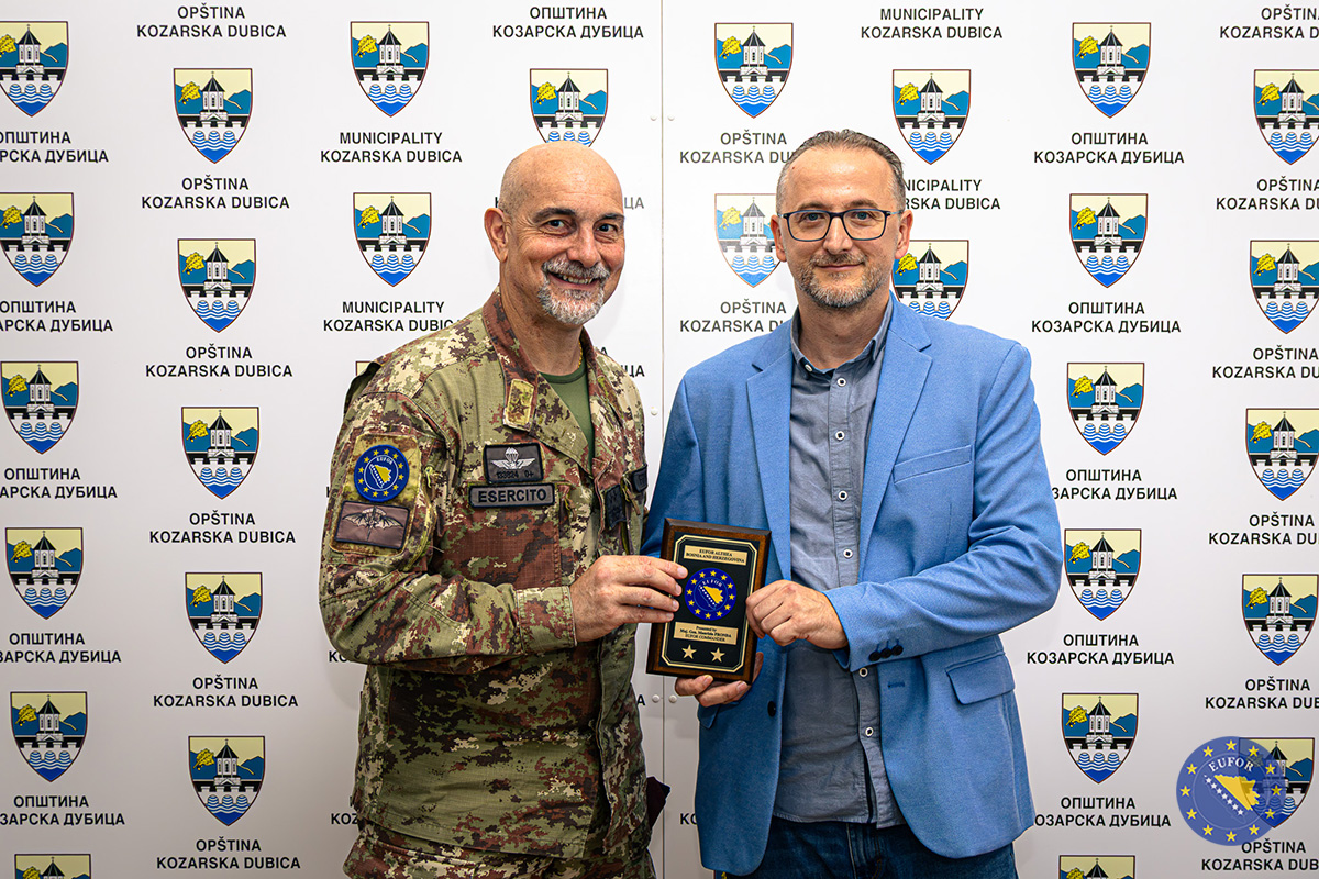 COM EUFOR Visits Prijedor and Kozarska Dubica