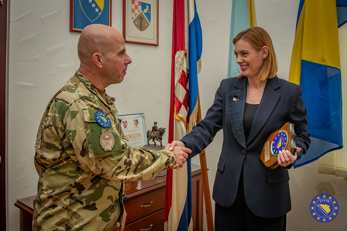 DCOM EUFOR Engaged with Local Authorities in Čapljina
