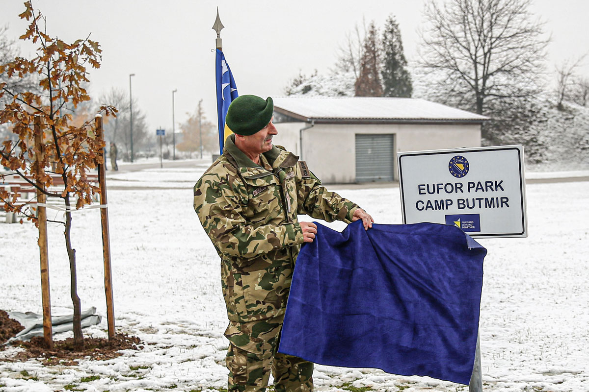 EUFOR Park opened to mark 20 years anniversary