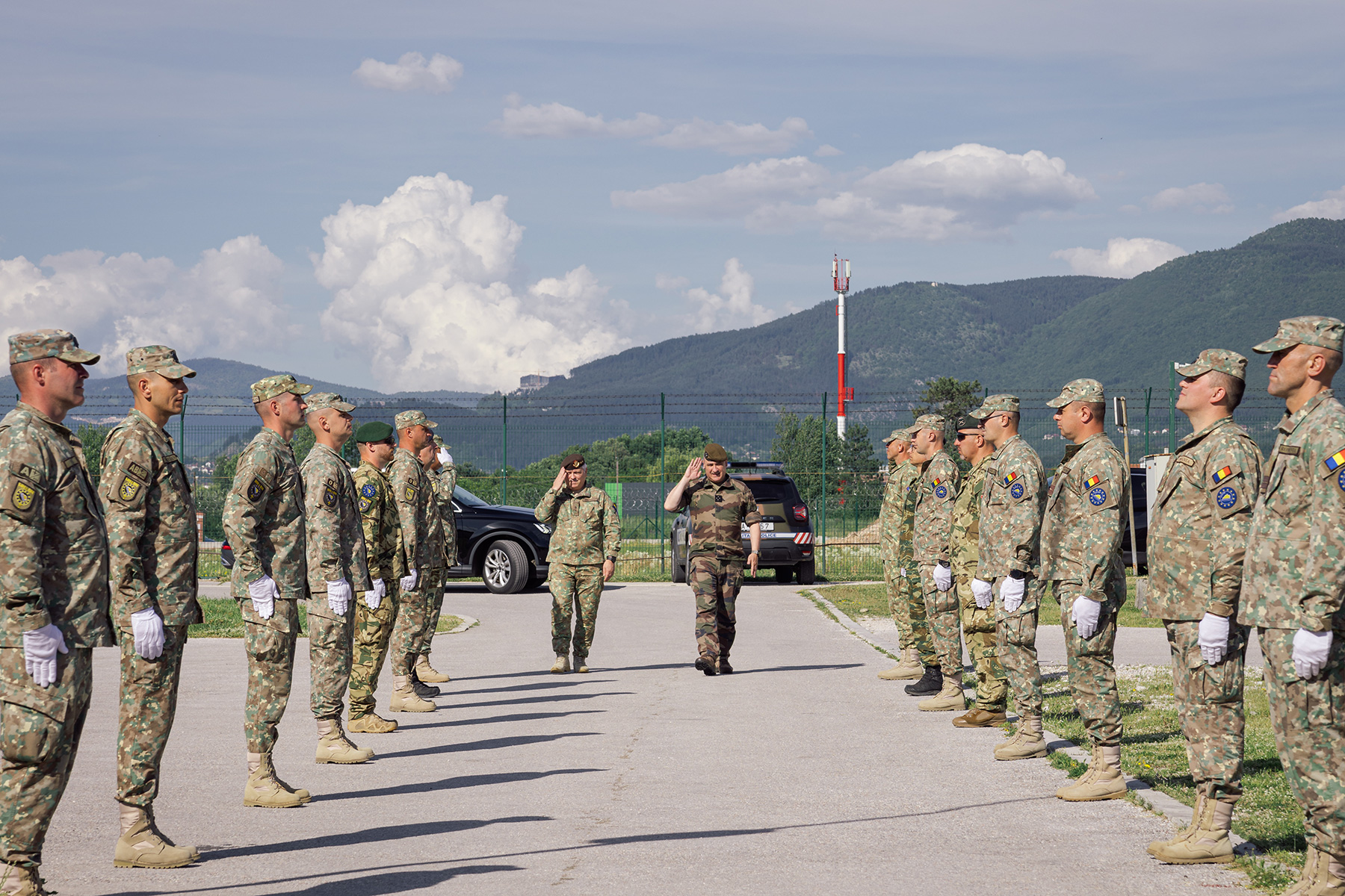 Operation Commander for EUFOR Althea visits Camp Butmir