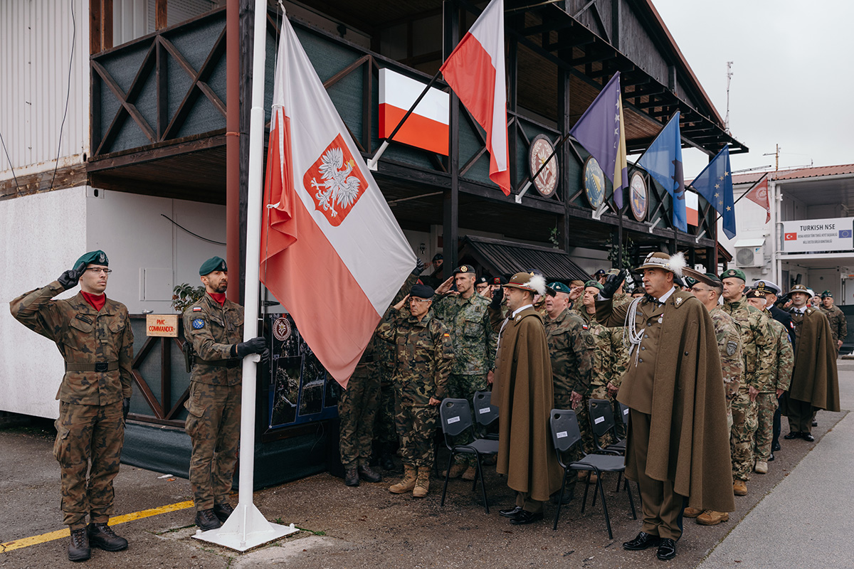 Honoring Poland’s Independence Day at Camp Butmir