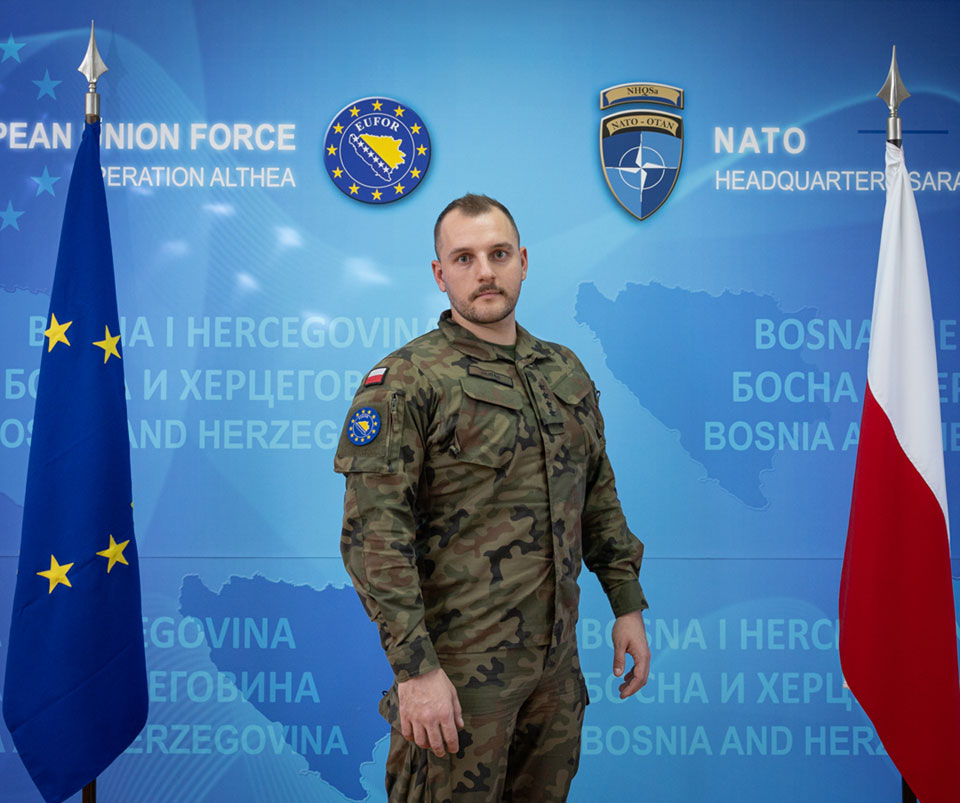 Faces of EUFOR: Captain Patryk Dubas