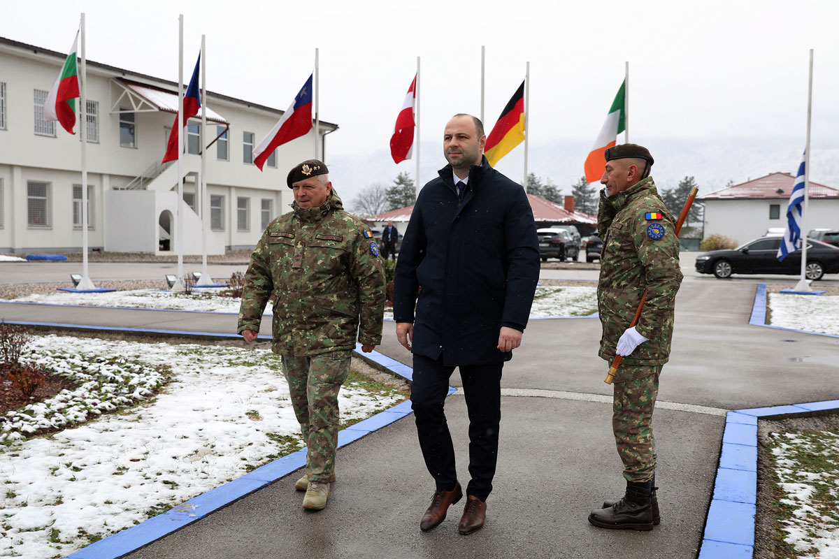 EUFOR Welcomes North Macedonia’s Minister of Defense