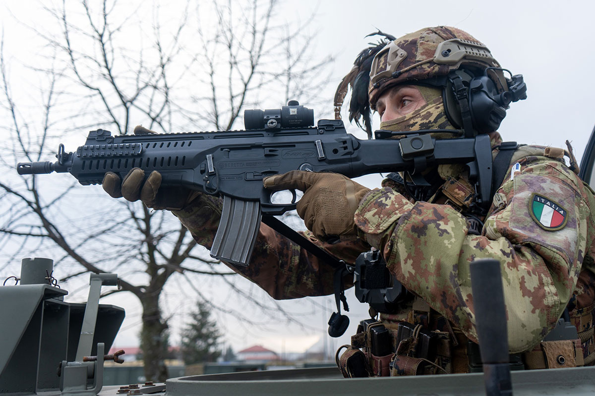 The New Italian Company Officially Begins Its Mission within the EUFOR Multinational Battalion