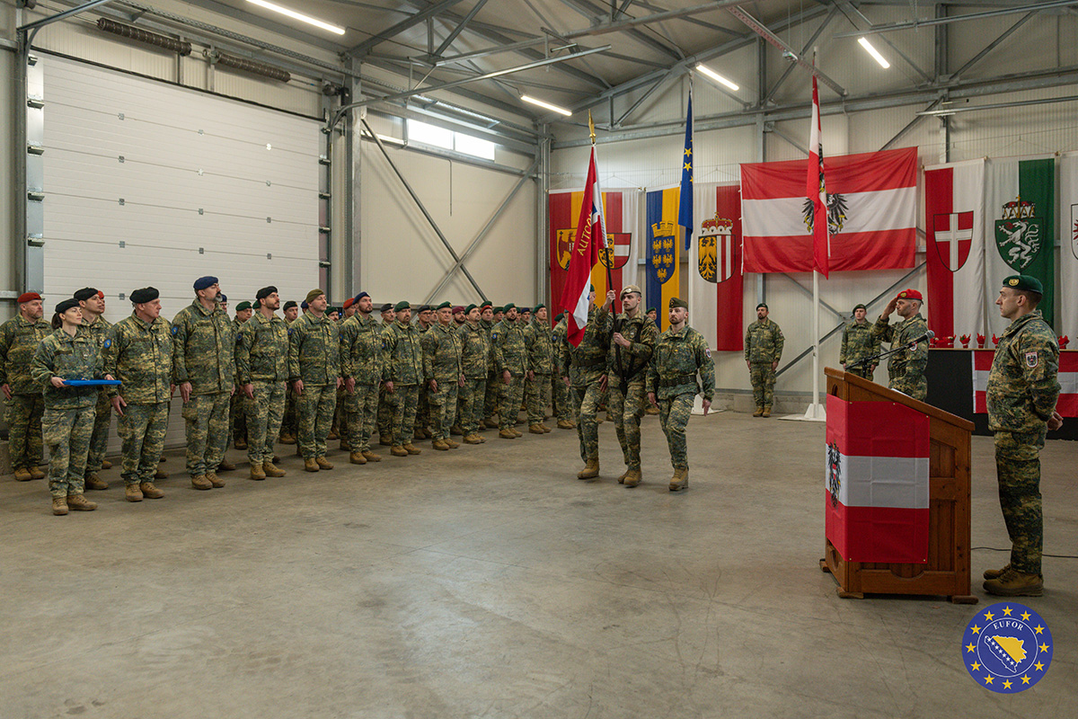 Change of Command – Austrian Contingent