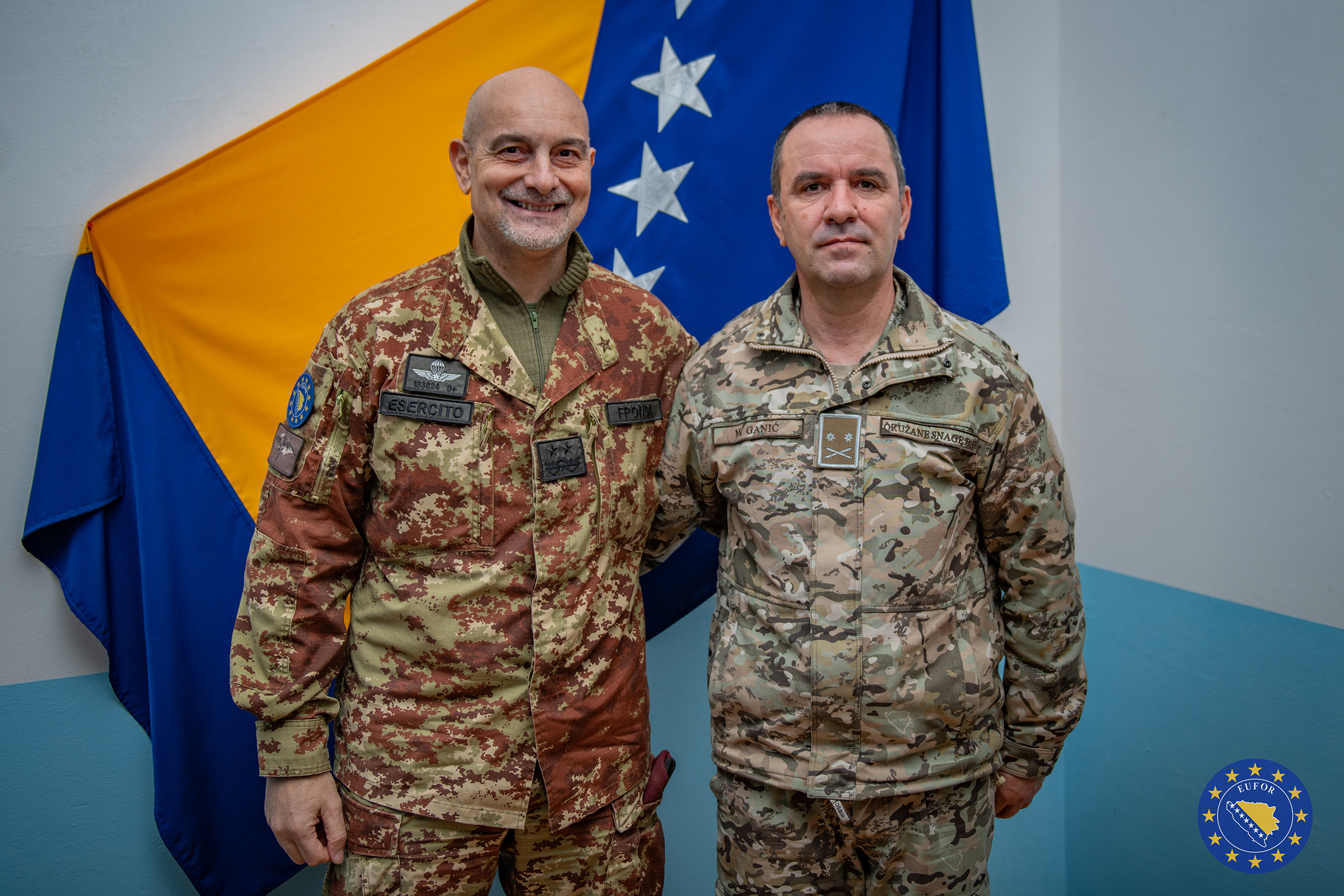 EUFOR Commander Major General Maurizio Fronda visits EUFOR Troops stationed in Mostar