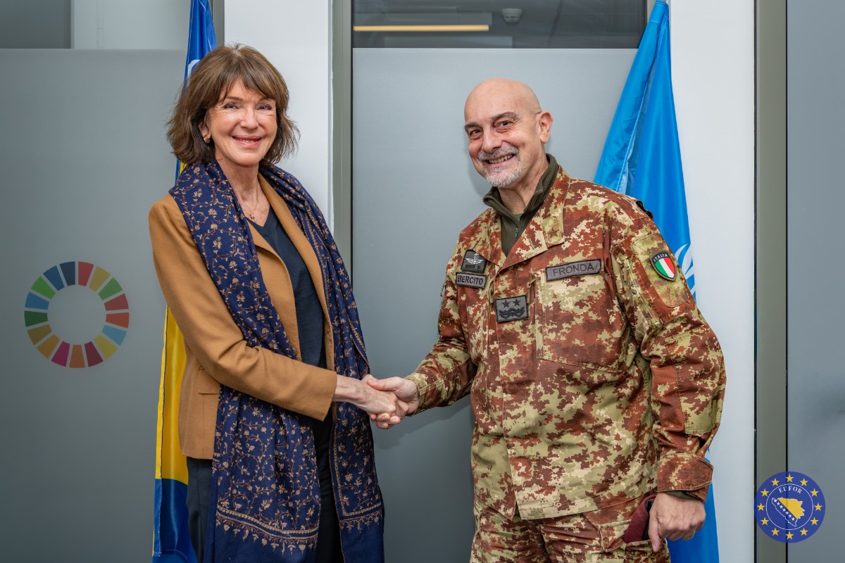 United for Stability: COM EUFOR Maj Gen Fronda and UN Coordinator Arnhild Spence aligned on BiH