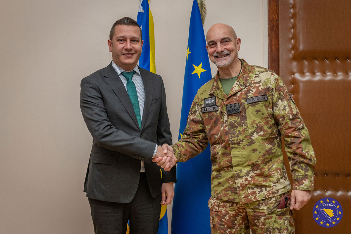EUFOR Commander Meets BiH Deputy Defence Ministers