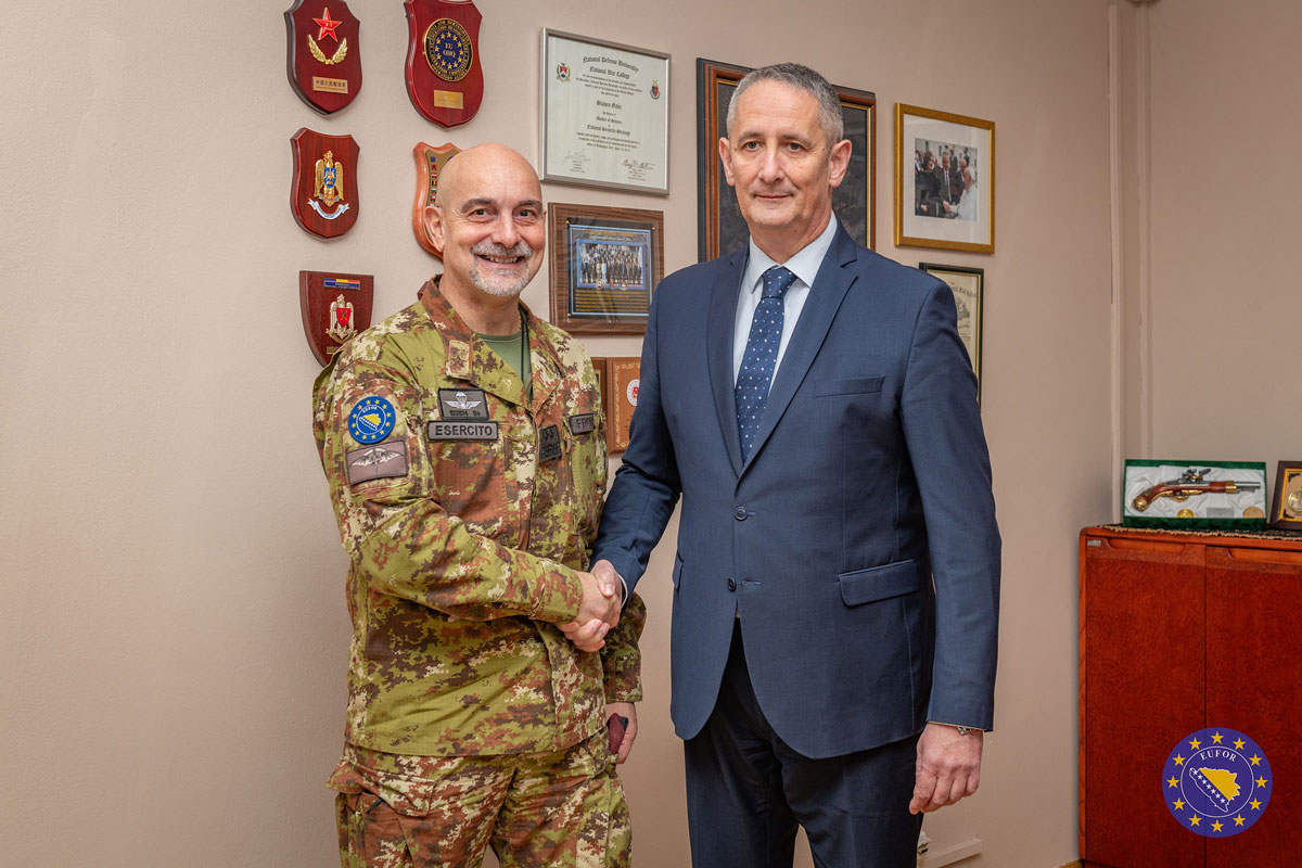 EUFOR Commander Meets BiH Deputy Defence Ministers