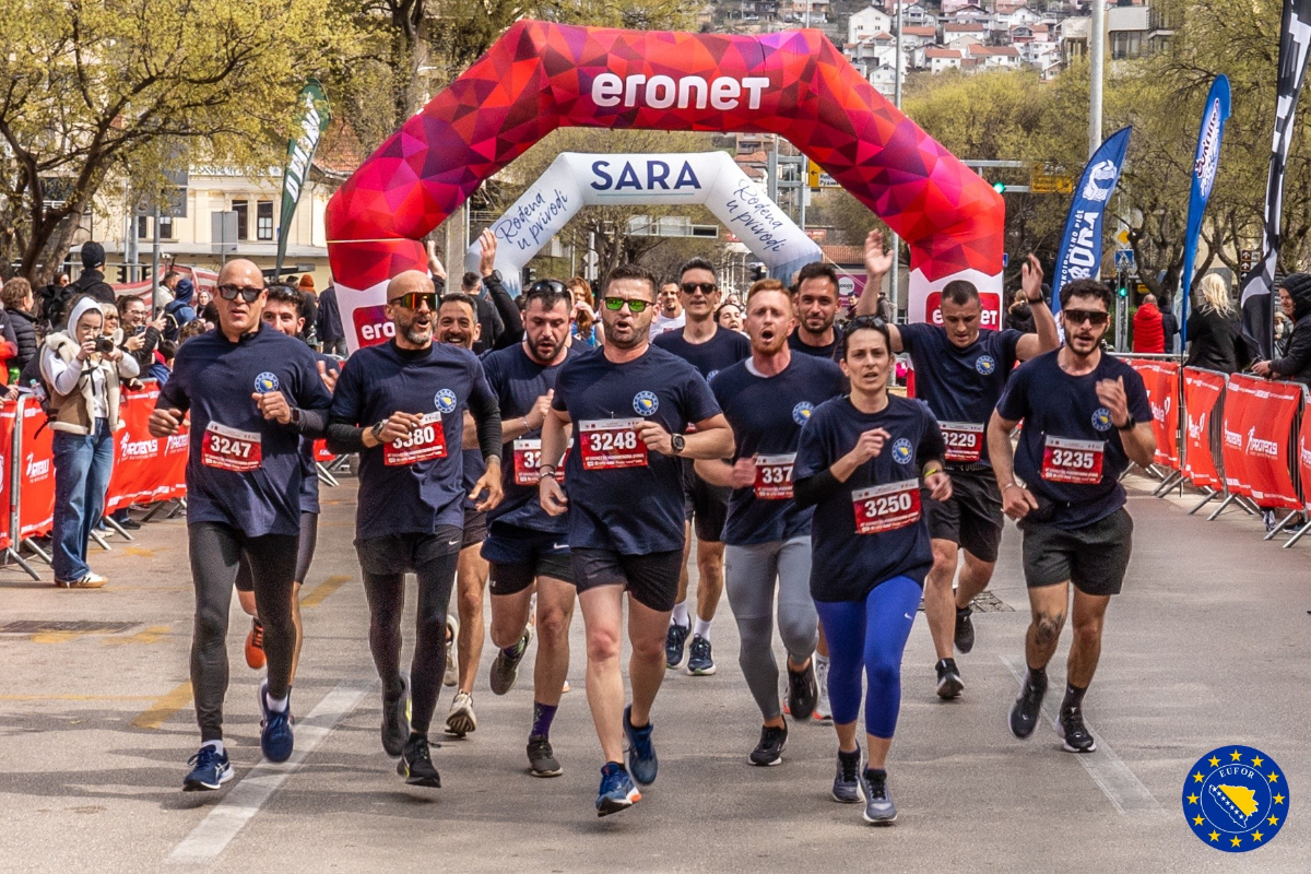 EUFOR Thanks Mostar for a Warm Welcome at the Half Marathon