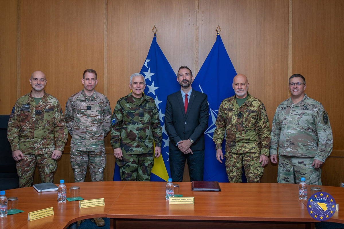 EU i NATO produbljuju stratešku saradnju sa Oružanim snagama Bosne i Hercegovine