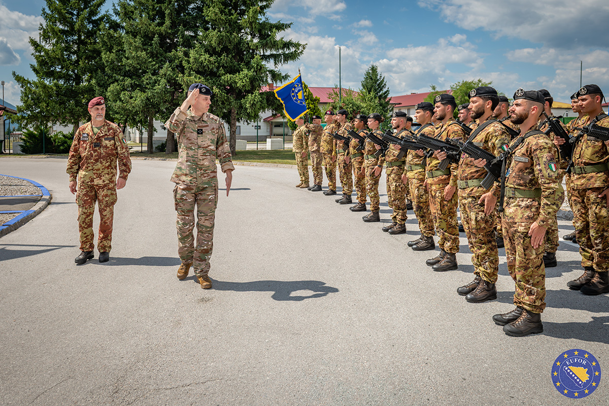 EU Operational Commander Visits EUFOR HQ for High-Level Talks