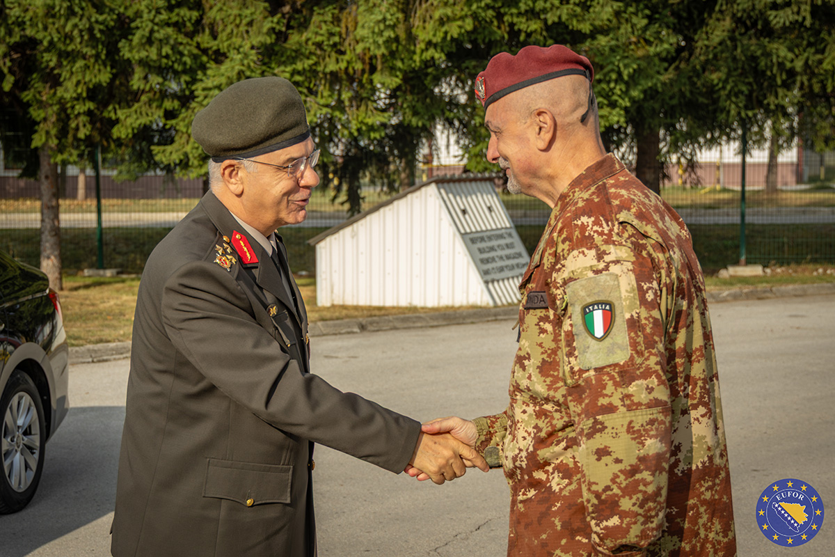 COM EUFOR Welcomes Commander of Türkiye’s International Joint Strategic Force Command