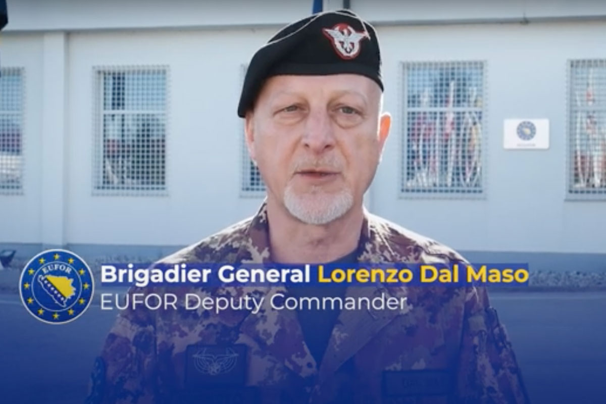 DCOM EUFOR highlights the importance of Mine Action in BiH and the support EUFOR provides to BiH
