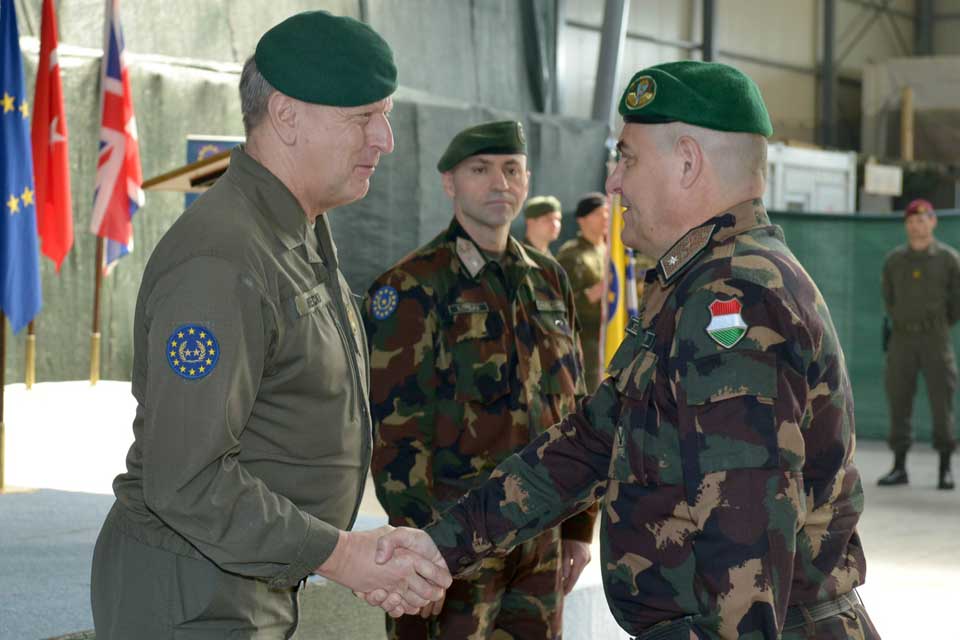 EUFOR Chief of Staff Handover Takeover Ceremony