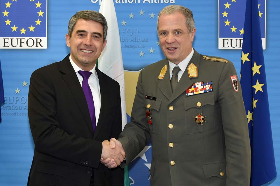 Bulgarian President Visits EUFOR