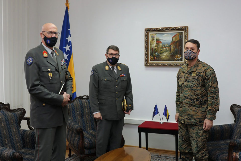 COMEUFOR visit to Chief of Joint Staff AFBiH