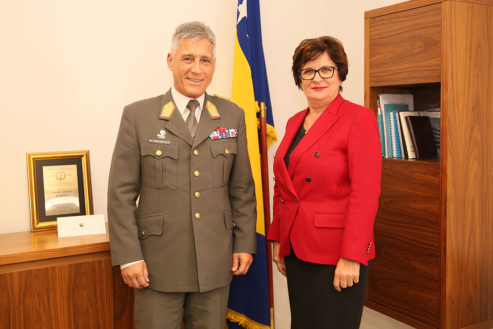 COM EUFOR met with Speaker of the FBiH Parlament House of Representatives