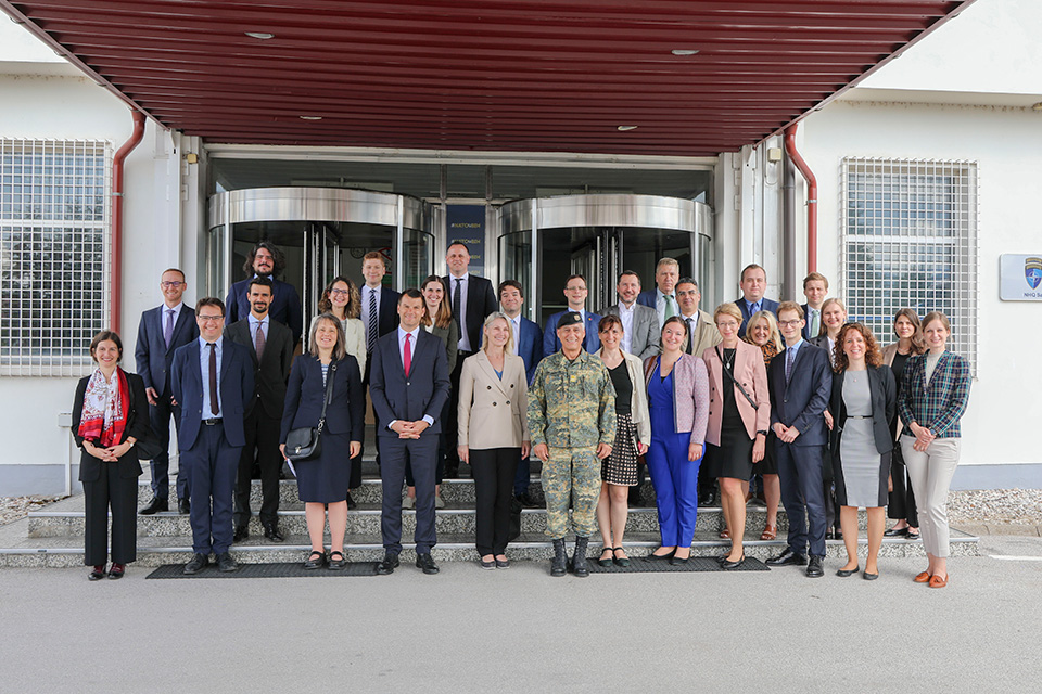 Working Group for the Region of Western Balkans visit to EUFOR