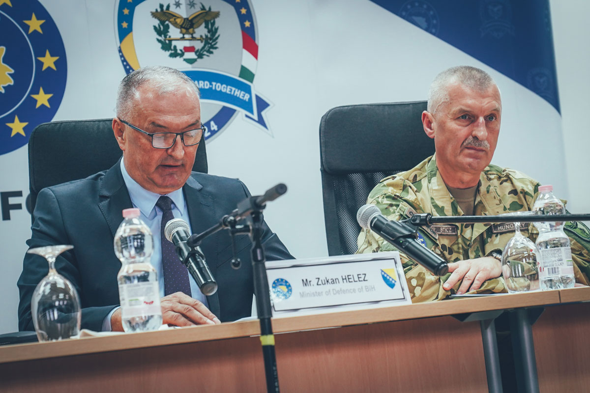 COM EUFOR press conference on the arrival of the Strategic Reserve Force