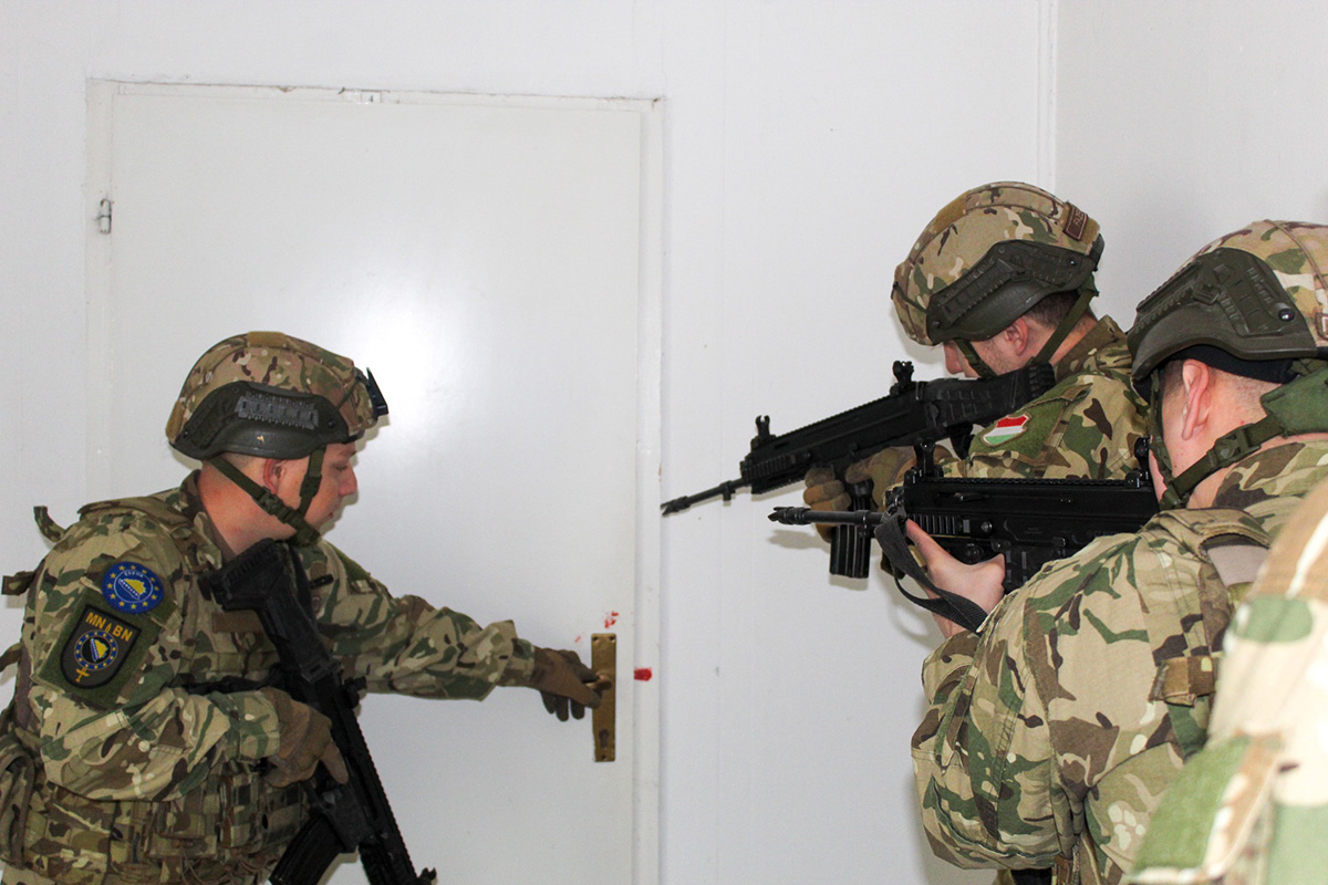 Precision, Speed, and Teamwork: Hungarian Soldiers Conduct CQB Training in Banja Luka