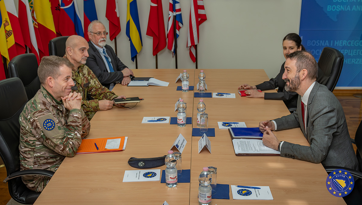 EU Operational Commander Meets Head of NATO PESC in Bosnia and Herzegovina