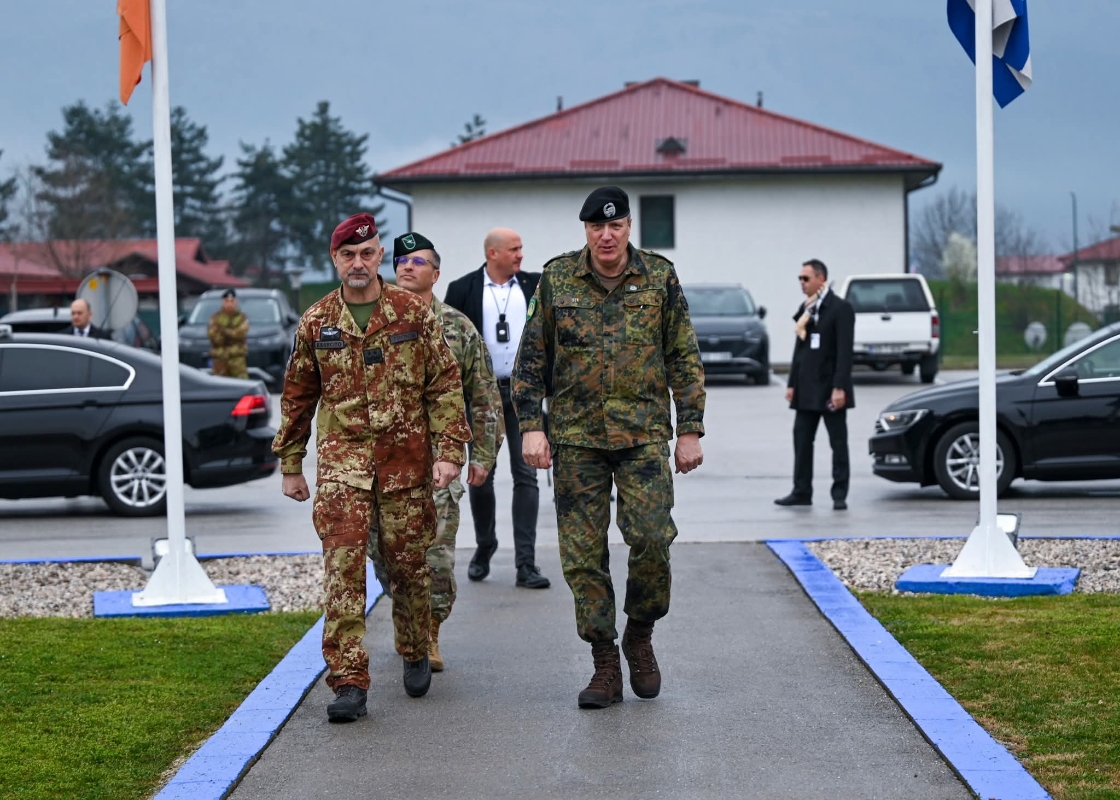 COM EUFOR met with General Markus Laubenthal