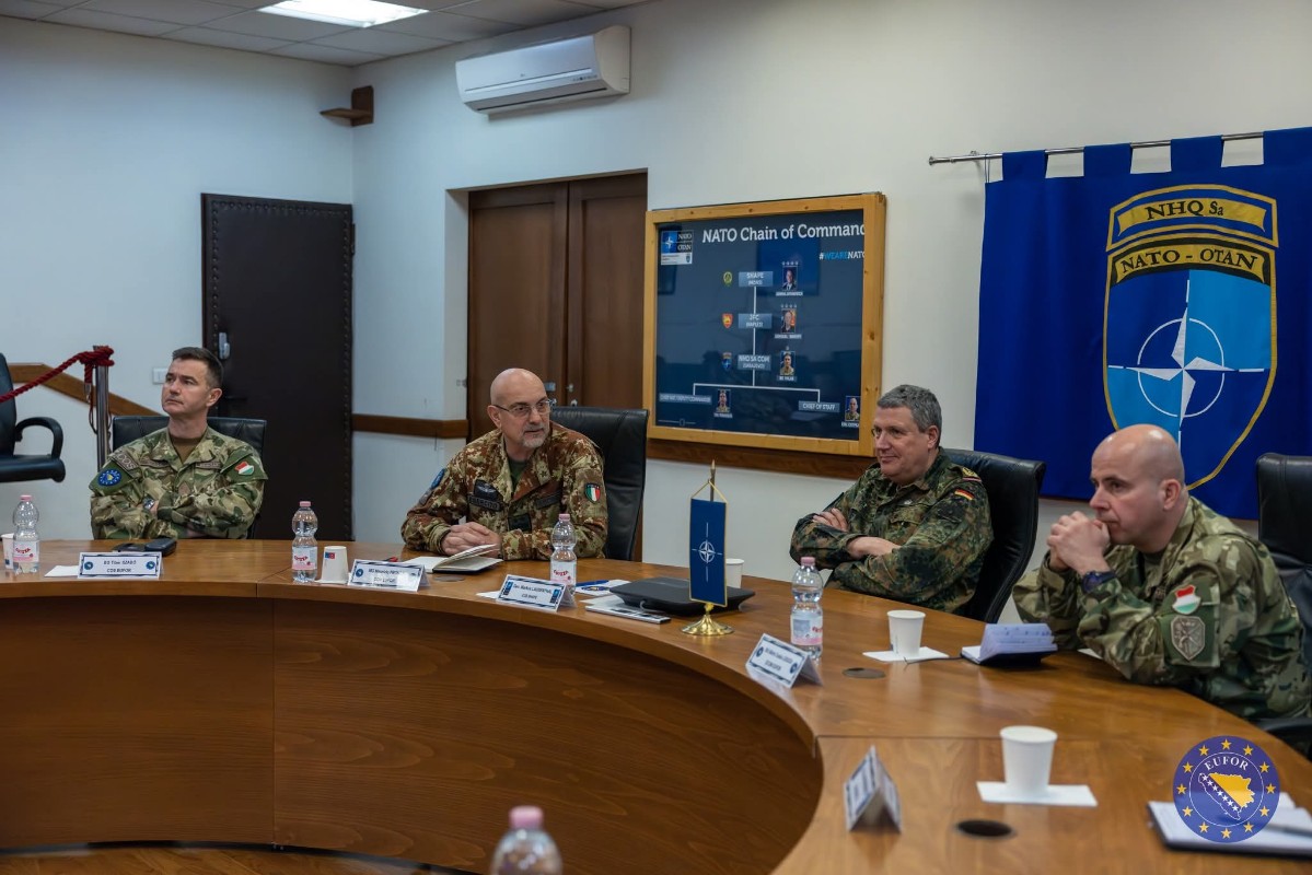 COM EUFOR met with General Markus Laubenthal