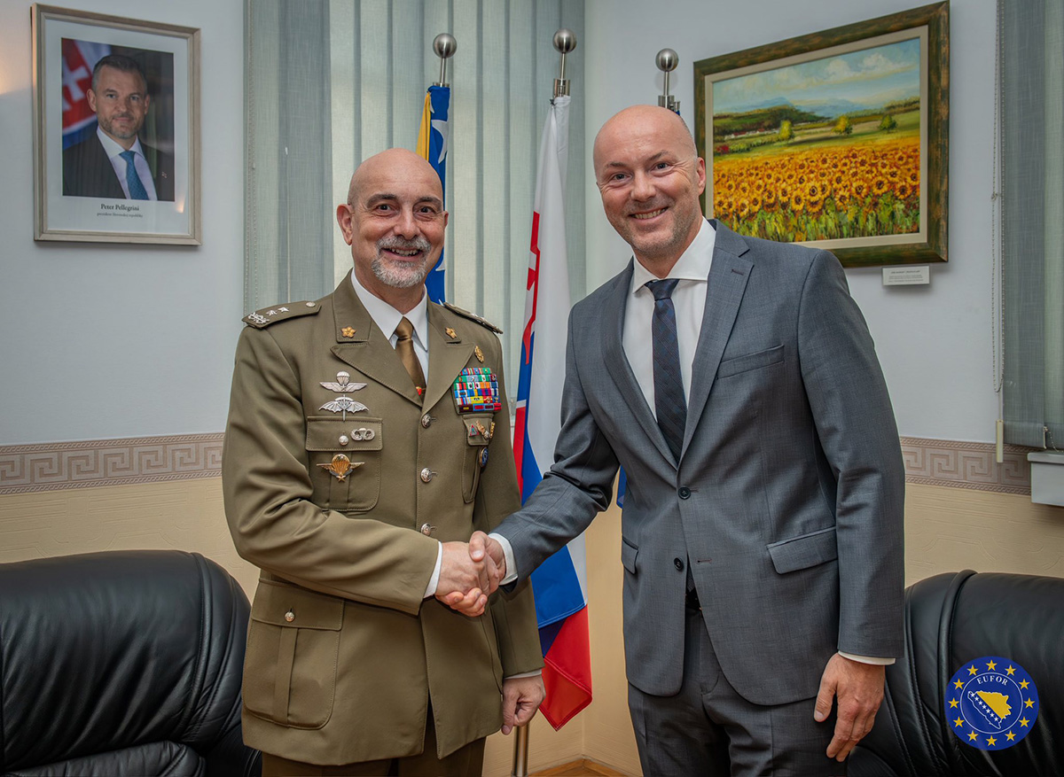 COM EUFOR Meet Ambassador of the Slovak Republic to Bosnia and Herzegovina