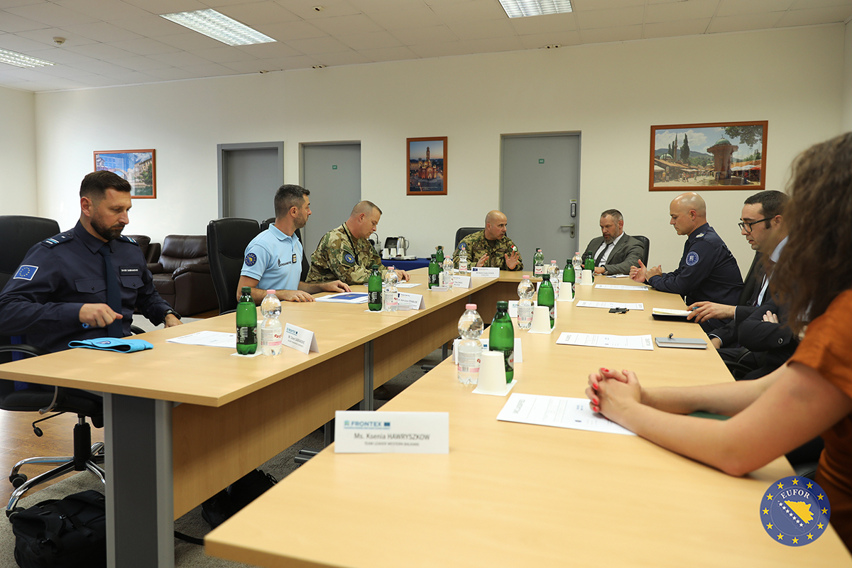 Dozapovjednik EUFOR-a susreo se s delegacijom Frontexa u cilju jačanja suradnje