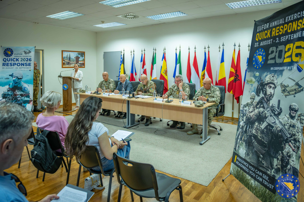 EUFOR najavljuje godišnju vježbu "Brzi odgovor"