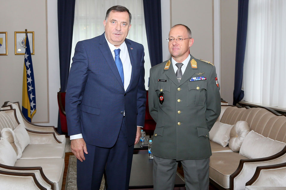 COMEUFOR meets with key international officials and the Chair of the BiH Presidency