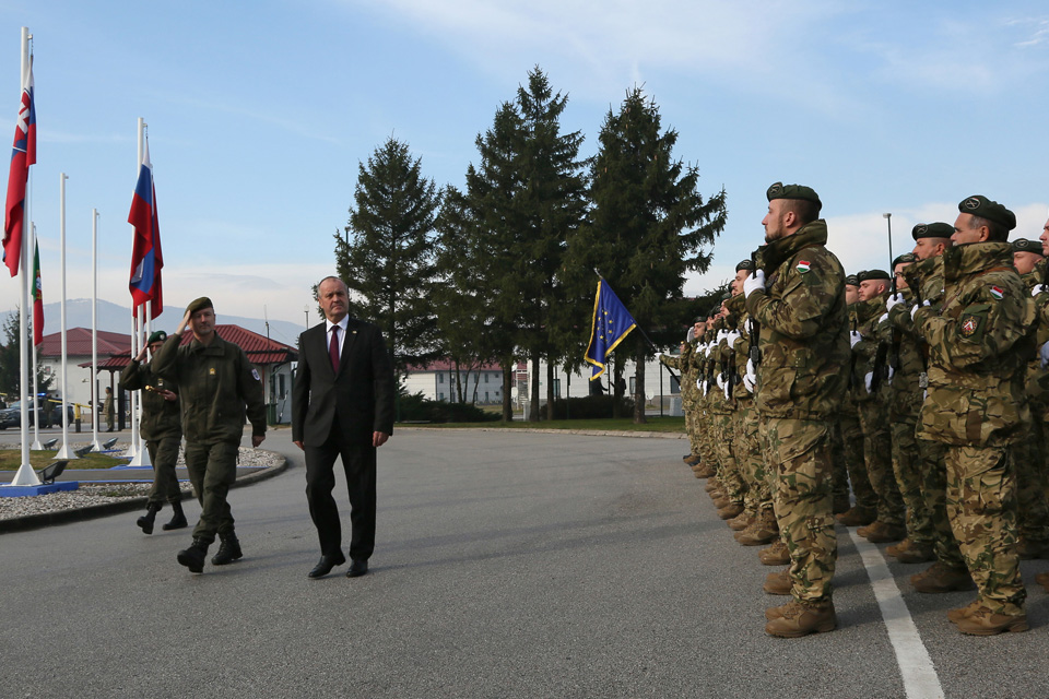 EUFOR Wlcomes the Minister of Defence of the Slovak Republic