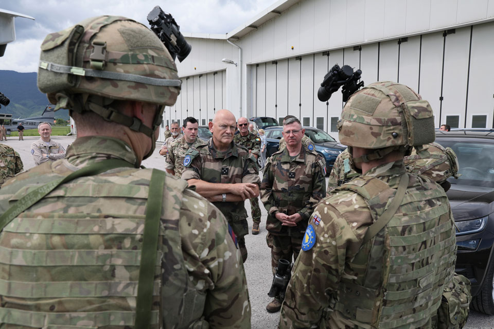 EUFOR’s Operation Commander gains vital insight ahead of decision on Exercise Quick Response 20