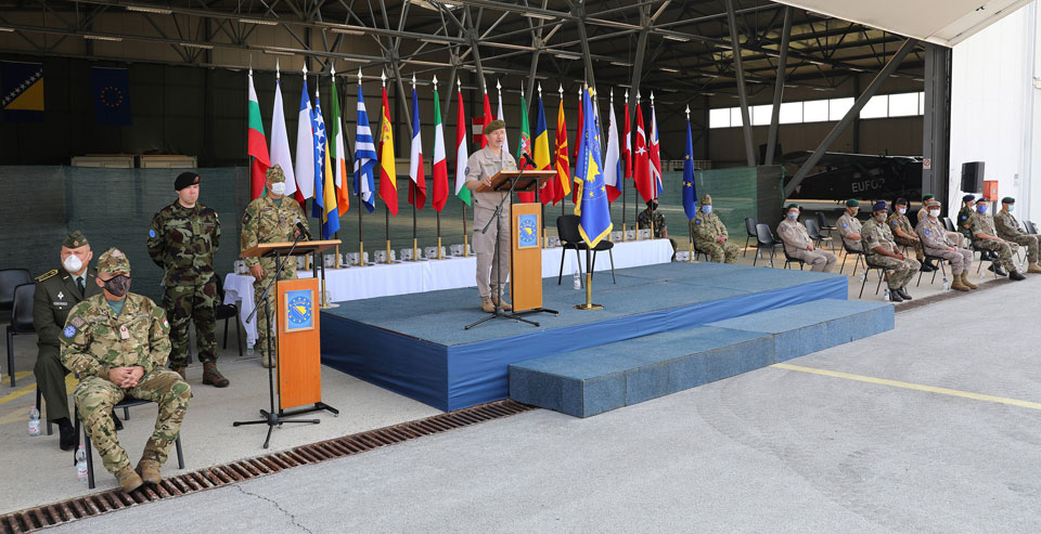 International Medal Parade at Camp Butmir on 31st July 2020