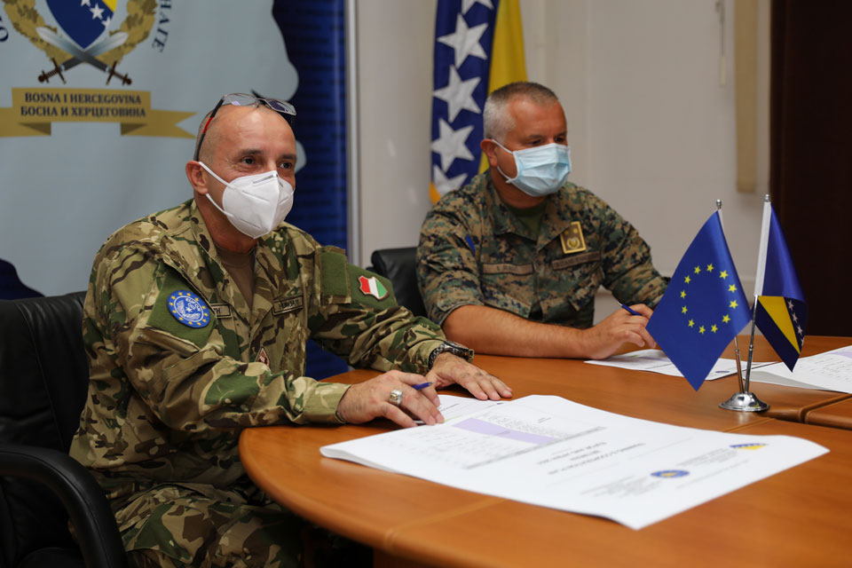 EUFOR and AFBiH Training and Cooperation plan 2021