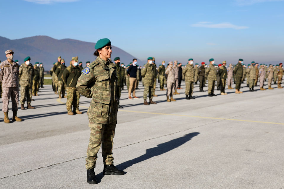 European Union Force in BiH Soldiers from twelve nations receive