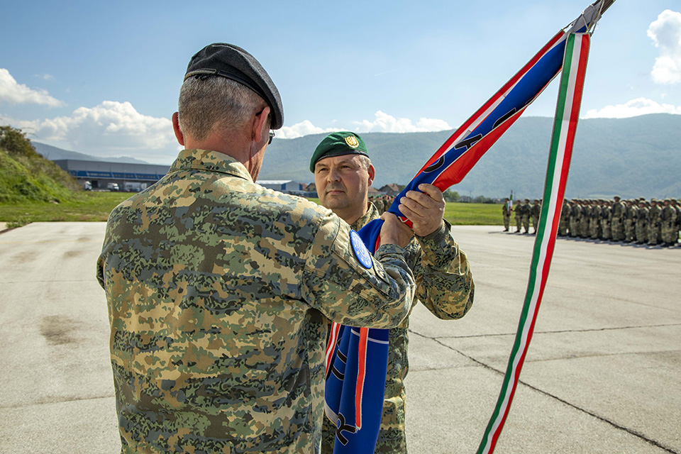Change of Command Ceremony for EUFOR’s  Multinational Battalion