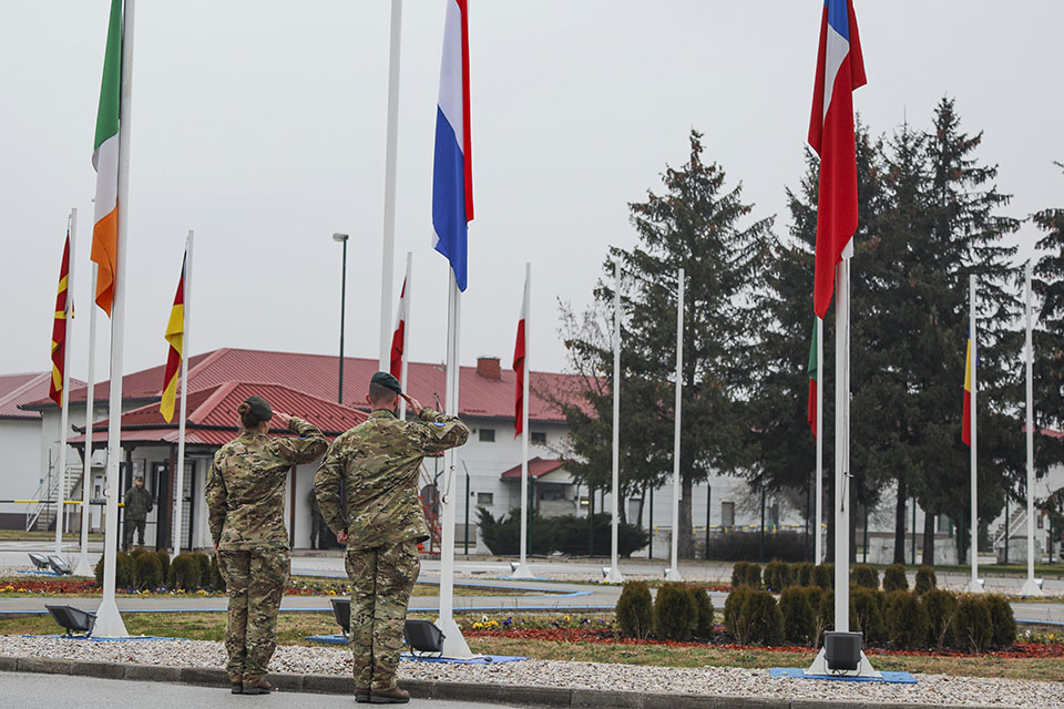 EUFOR welcomed a new military contingent from the Netherlands