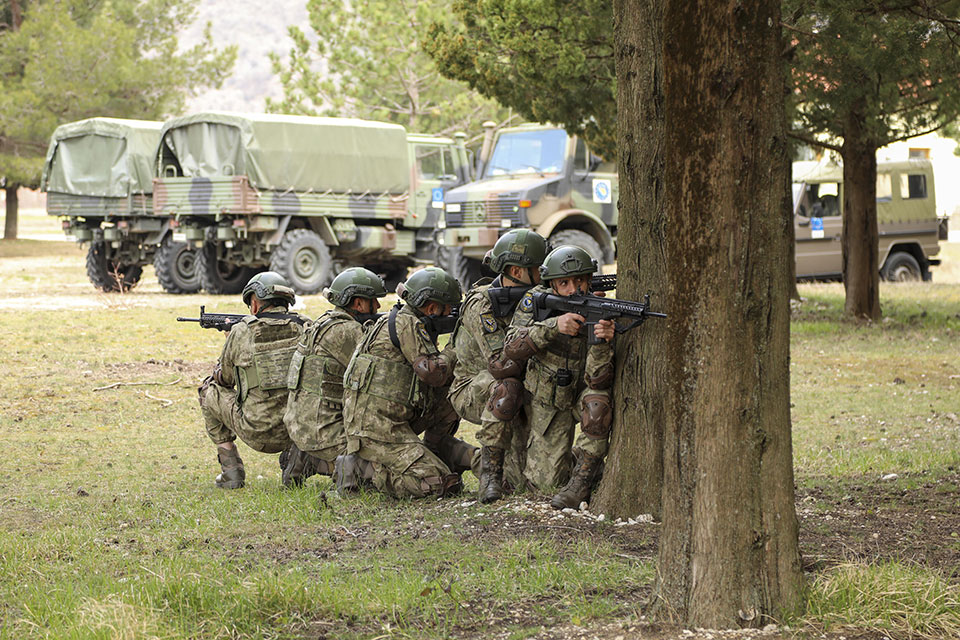 Joint exercise in the area of Mostar