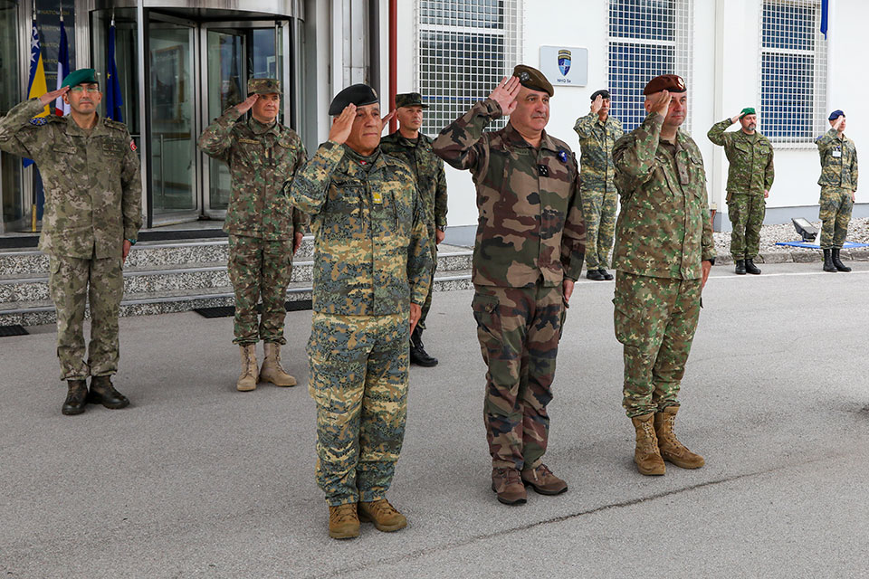 EUFOR Operational Commander Lieutenant General Hubert Cottereau visited Sarajevo